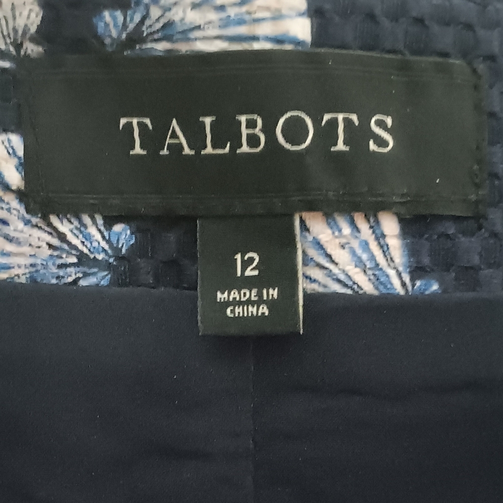 Talbots Seashell Nautical Print Pink And Blue Ski… - image 5